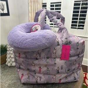 BETSEY JOHNSON Puffy Ski Bunny Weekender Tote Bag + Neck Pillow
LIMITED …